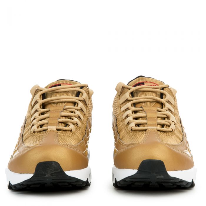 AIR MAX 95 PREMIUM QS SHOE METALLIC GOLD/VARSITY RED-BLACK-WHITE
