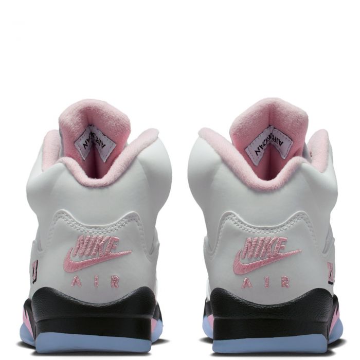 Grade-School Air Jordan 5 Retro 'Medium Soft Pink' White/Med Soft Pink-Black