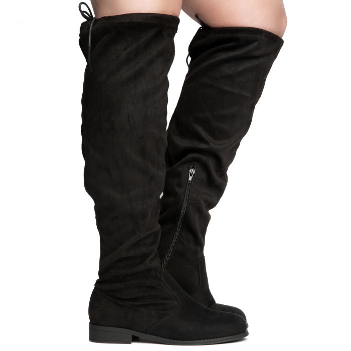 LEGEND FOOTWEAR INC Oksana-116W2 Over The Knee Boots OKSANA-116W2-BKVS ...