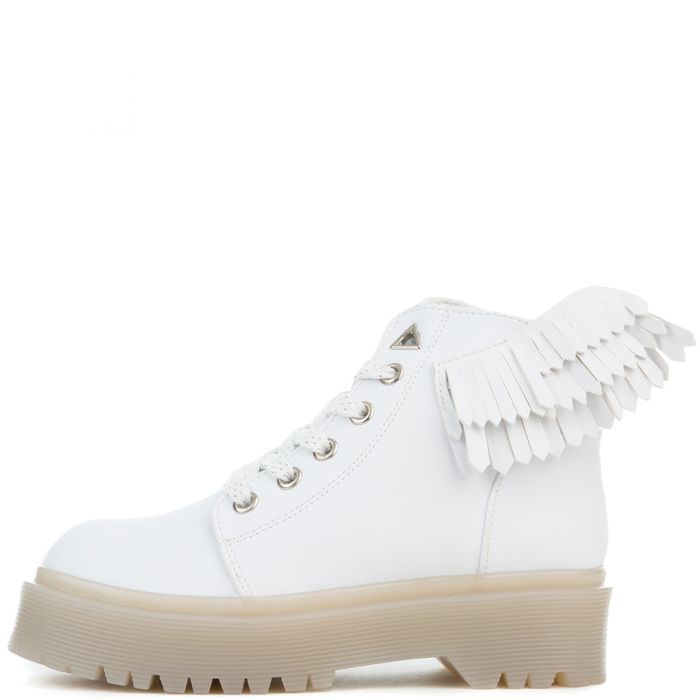 YRU Wings Slayr Angyl Women's White Boots White