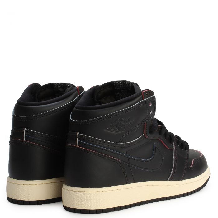 Grade-School Air Jordan 1 Retro High OG Self-Expression Black/Black-Muslin