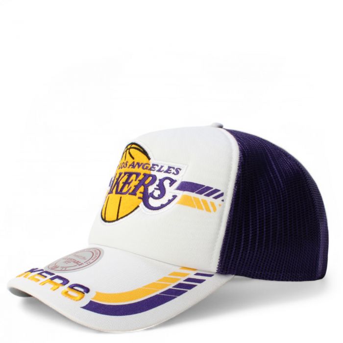 NBA Los Angeles Lakers Trucker Hat  White/Purple