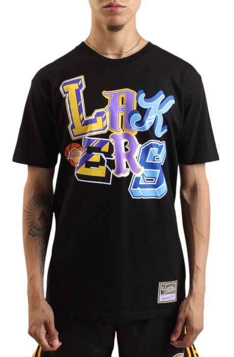 NBA Los Angeles Lakers Hyper Type T-Shirt  Black