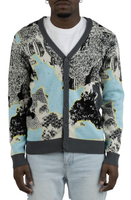 HUF Mashup Cardigan KN00436-MULTI - Shiekh