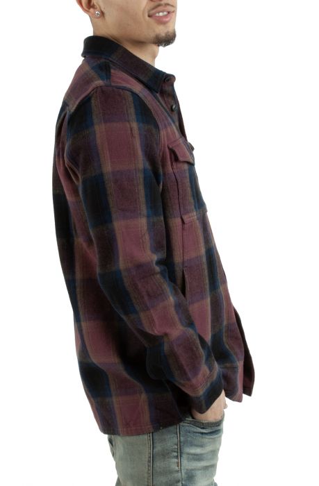 Oversized Heavyhitter Flannel Button Down Catawba Purple
