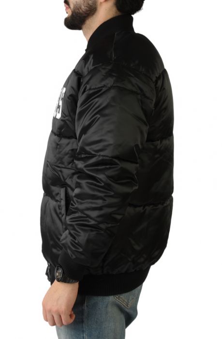 Raiders Puffer Jacket Black