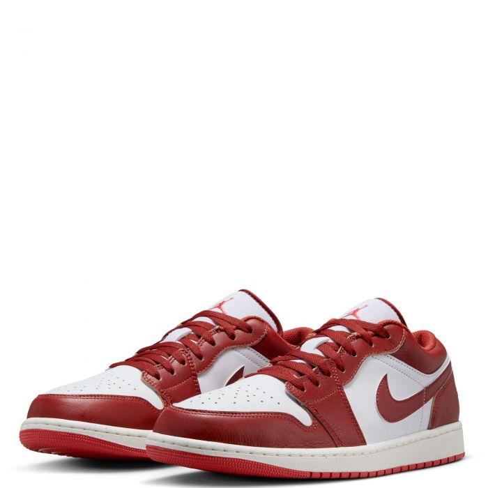Air Jordan 1 Low SE White/Dune Red-Lobster-Sail