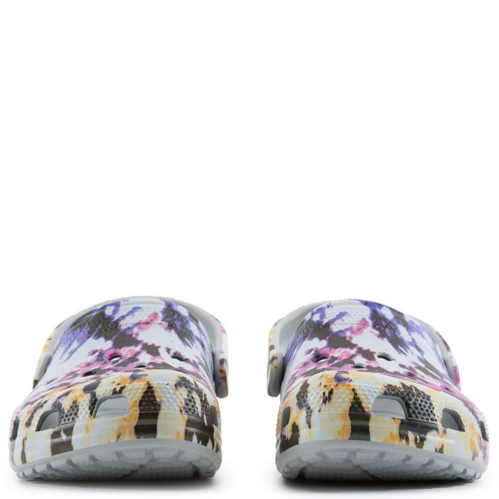 Classic Tie Dye Mania Clog Multi/Light/Grey