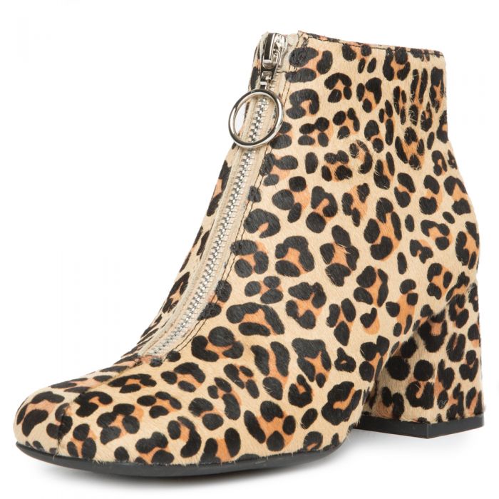 JEFFREY CAMPBELL Bossanova F Cheetah Heeled Booties BOSSNOVA F CHEETAH Shiekh