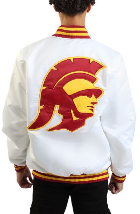 USC Satin W/R/G Jacket W/R/G