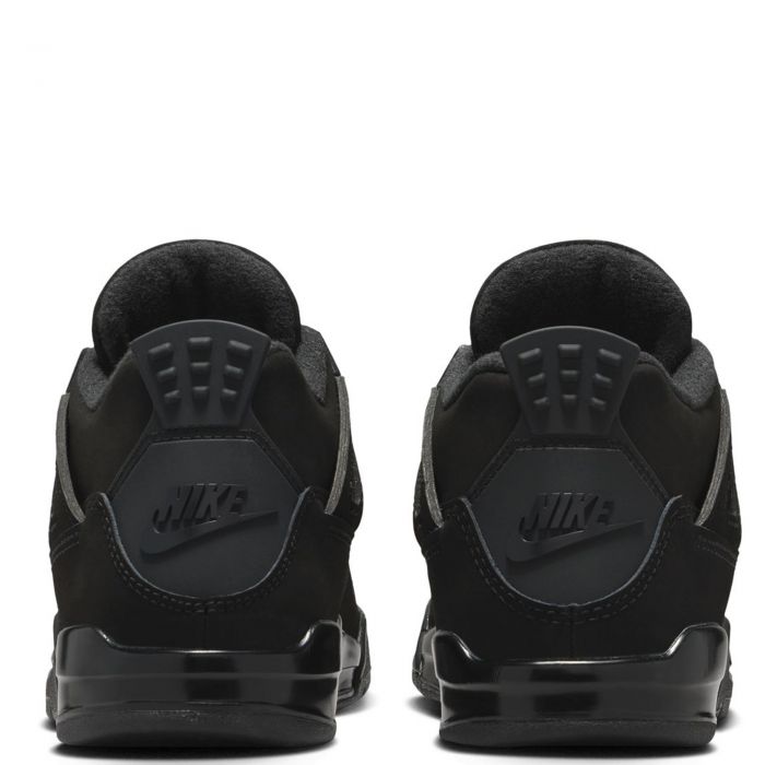 Pre-School Jordan 4 Retro Black Cat  Black