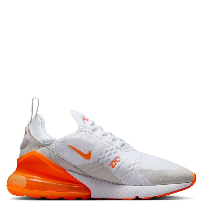 Women's Air Max 270 White/Total Orange-Vast Grey