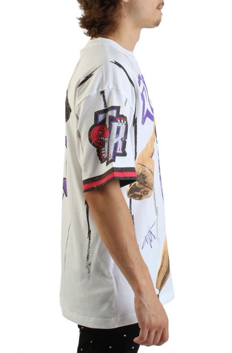 NBA Toronto Raptors Vice Carter Playmaker Vintage T-Shirt   White