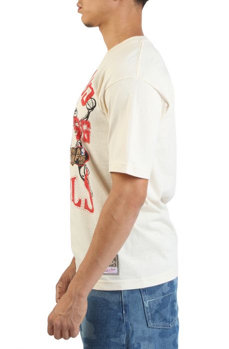 NBA Chicago Bulls Heritage Dunk T-Shirt Cream