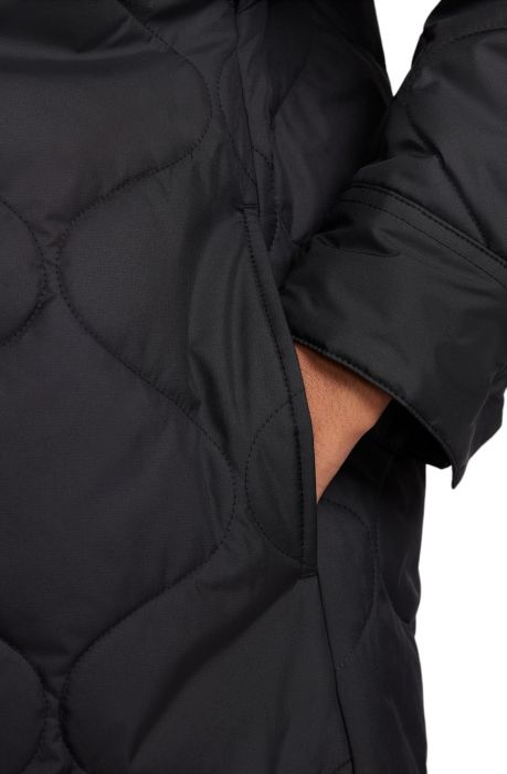Sportswear Essential Quilted Trench Black/White