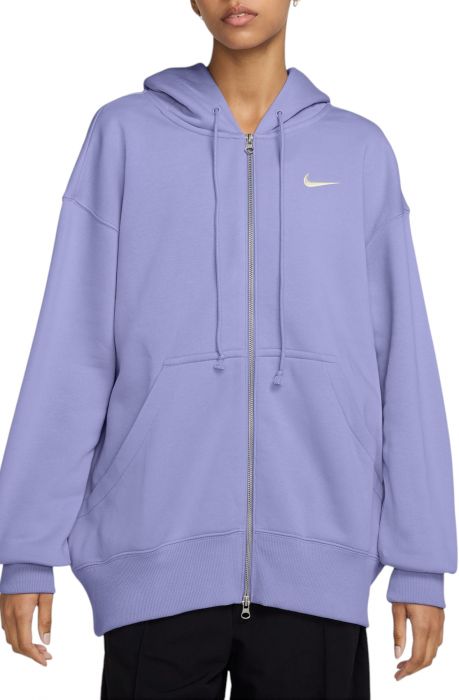 Sportswear Phoenix Fleece Oversized Full-Zip Hoodie Black Raspberry/Sail