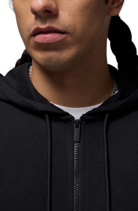 Brooklyn Fleece Full-Zip Hoodie Black/White