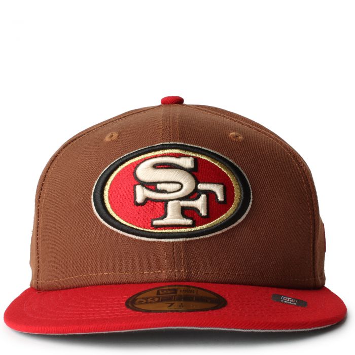 San Francisco 49ers Harvest 59Fifty Fitted Hat  Brown
