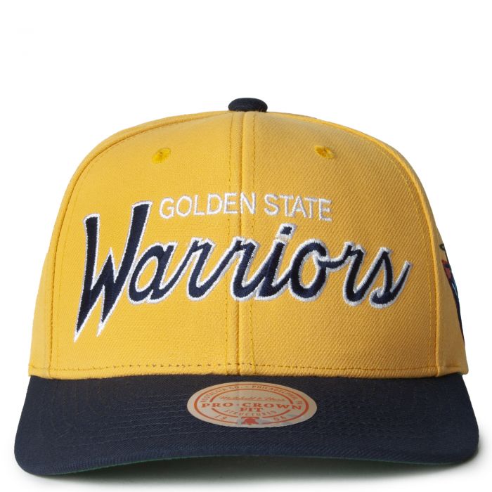 Team Script 2.0 Fitted Hat Golden State Warriors  Yellow