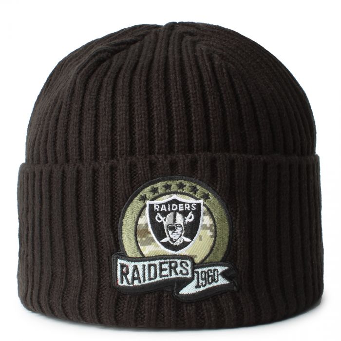 Raiders Beanie  Black