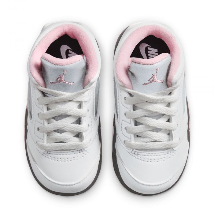 Toddler Air Jordan 5 Retro 'Medium Soft Pink' White/Med Soft Pink-Black