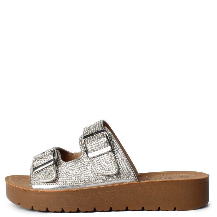 Karina Strap Slide silver