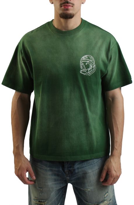 Faded Helmet T-Shirt (Crop Fit) Green