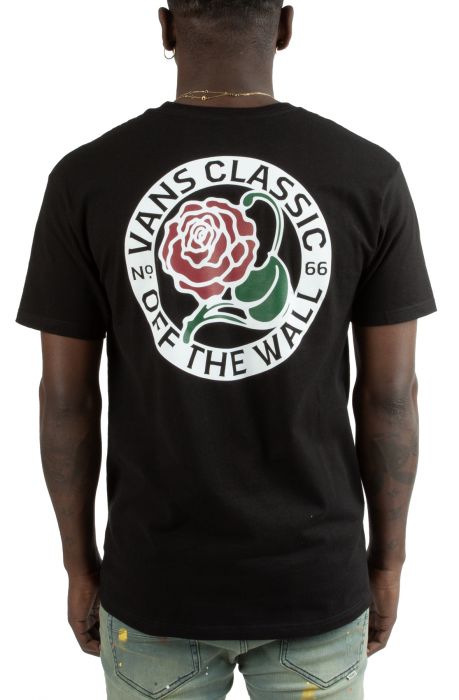 Tried And True Rose T-Shirt  Black