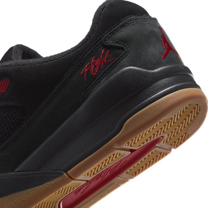 Flight Court BLACK/VARSITY RED-GUM MED BROWN