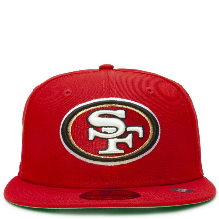 New Era Scarlet San Francisco 49ers Citrus Pop 59FIFTY Fitted Hat