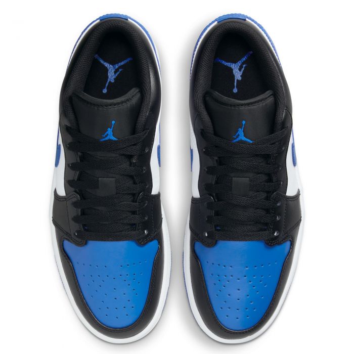 Air Jordan 1 Low White/Royal Blue-Black-White