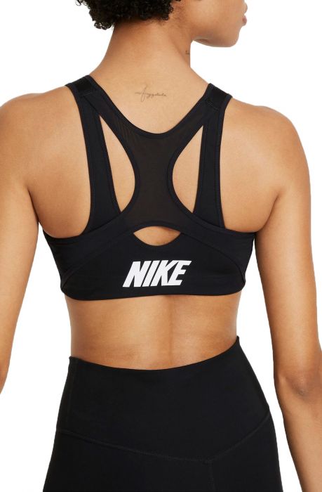 Dri-FIT Shape High-Support Padded Zip-Front Sports Bra Black/Black/White