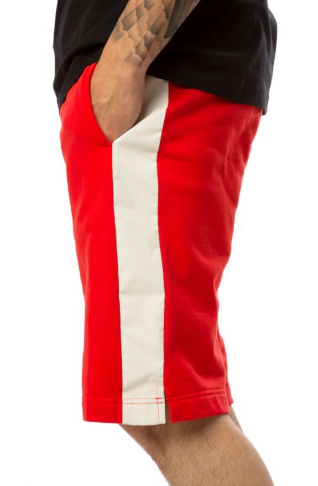 Authentic HB Eloss Shorts Red MD/White