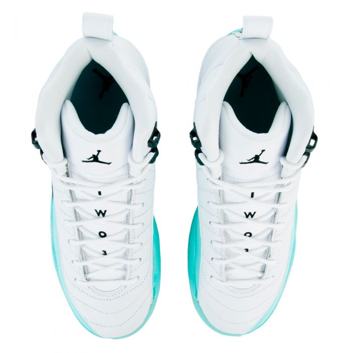 AIR JORDAN 12 RETRO (GG) WHITE/BLACK-LIGHT AQUA