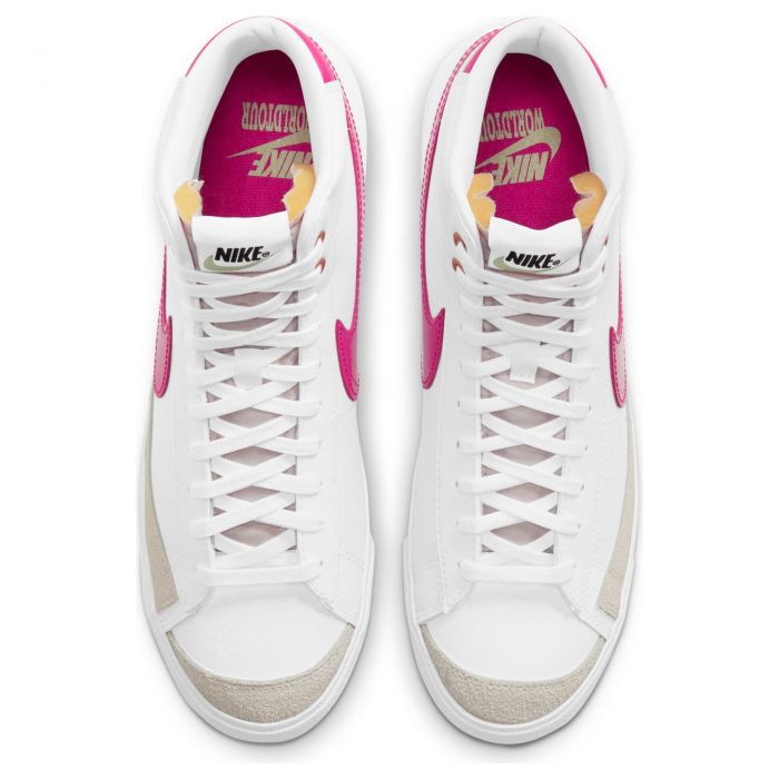 Blazer Mid '77 White/Fireberry/LT Liquid Lime-Black