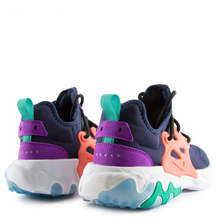 (GS) React Presto Midnight Navy/Kinetic Green-Magic Ember