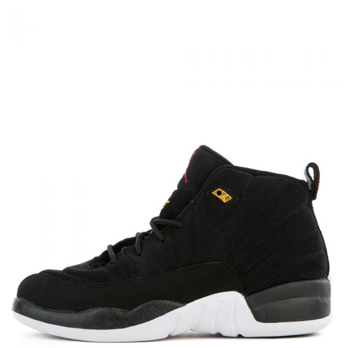 (PS) Air Jordan 12 Retro Black/Black-White-Taxi