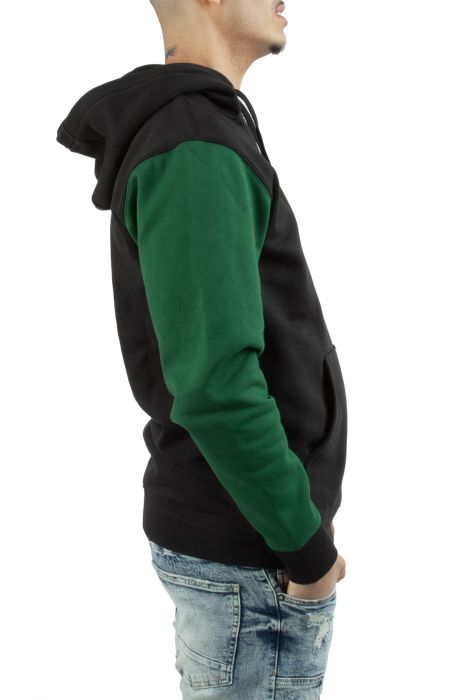 Colorblock Hoodie Eden Green