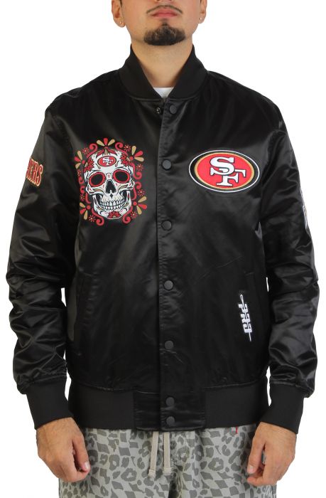 San Francisco 49ers Dia De Muertos Jacket Black