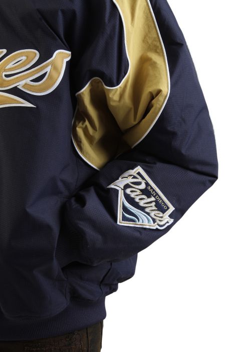 MLB San Diego Padres 2005 Cooperstown Collection Authentic Full-Zip Jacket Navy