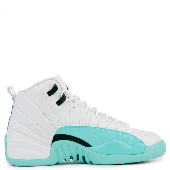 AIR JORDAN 12 RETRO (GG) WHITE/BLACK-LIGHT AQUA