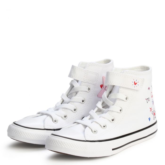 Pre-School Chuck Taylor All Star Doodles Easy-On White/Pink Frosting/My Jam