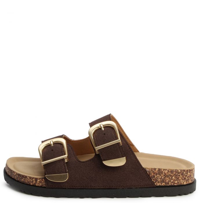 Ash-63 2-Buckle Sandal Brown
