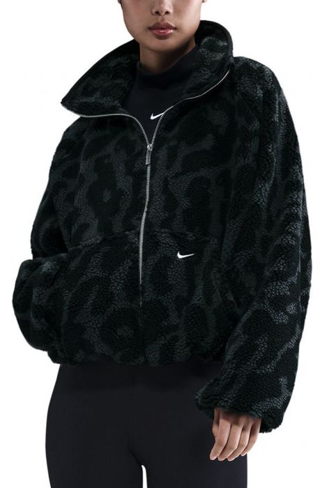Sportswear High-Pile Fleece Jacket Black