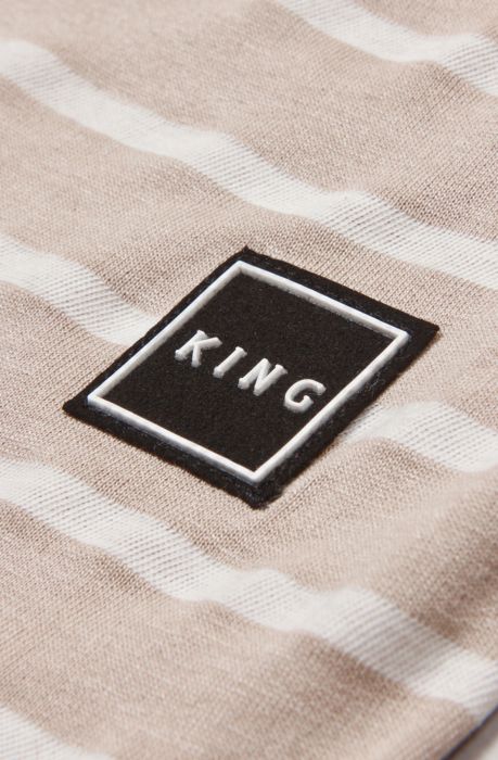 Wapping Tee Striped Sand Stripe