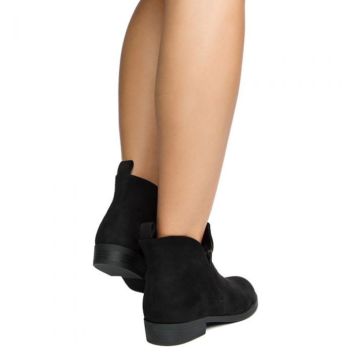 Women's Rudder-S Black SU Ankle Booties BLACK