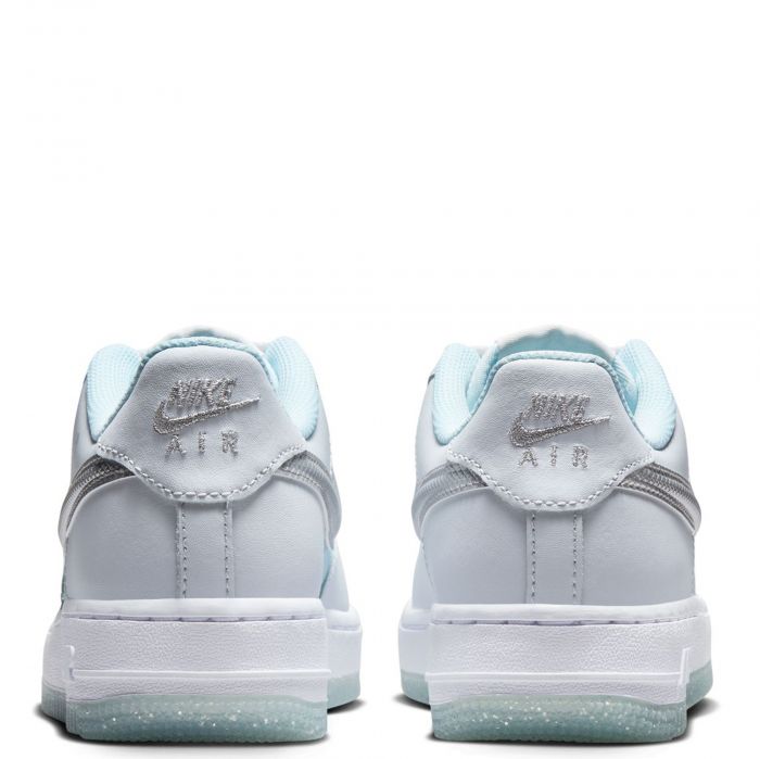 Grade-School Air Force 1 Pure Platinum/ Metallic Silver