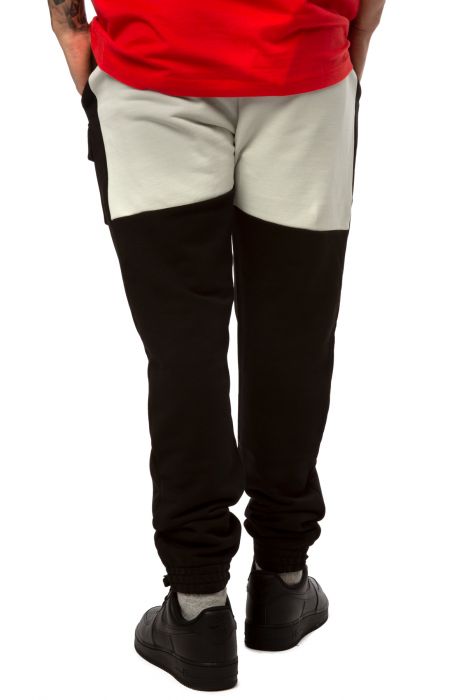 Authentic HB Pelsin Sweatpants Black-Grey Silver-Red MD Coral