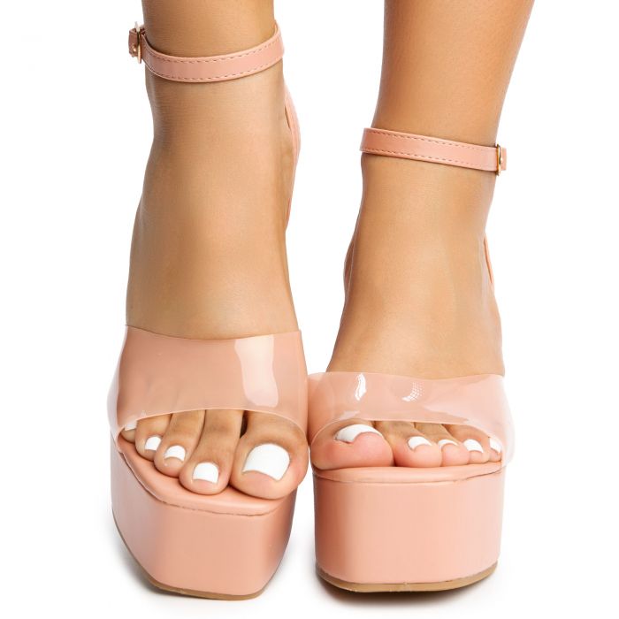 Serina-1 Wedge Heel Sandal Tine Blush