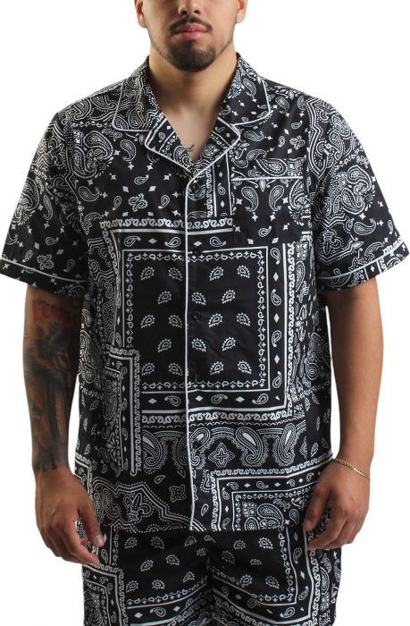  Paisley V2 Camp Shirt Black Paisley